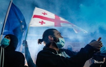 В Грузии начались протесты из-за выборов