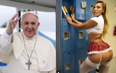 Папа Франциск лайкнул фото обнаженной модели