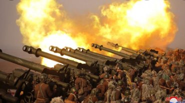Северная Корея устроила масштабные артиллерийские стрельбы