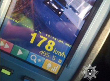 В Киеве зафиксировали рекордное превышение скорости водителем