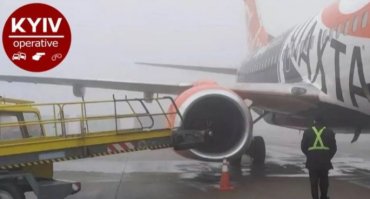 В Борисполе авиапогрузчик пробил обшивку самолета донецкого “Шахтера”