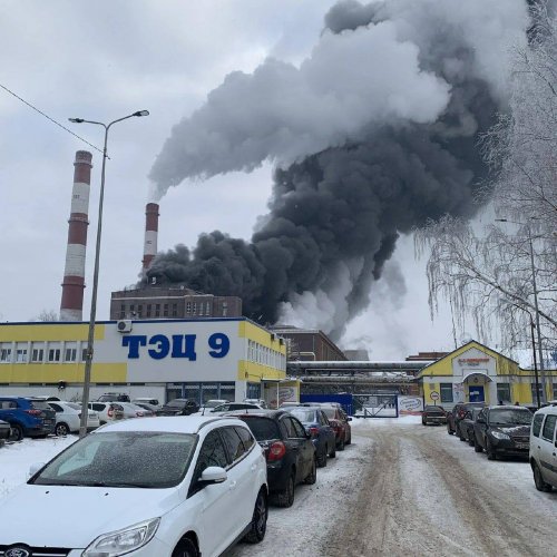 В российской Перми горит крупнейшая в регионе ТЭЦ