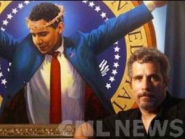 Художник изобразил Обаму в виде Христа и не считает это богохульством