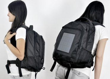 Разработан уникальный рюкзак с солнечными батареями