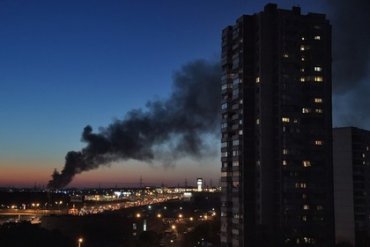 В Москве крупнейший за последнее десятилетие пожар