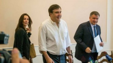 В Администрации Порошенко засекретили видео конфликта Авакова и Саакашвили