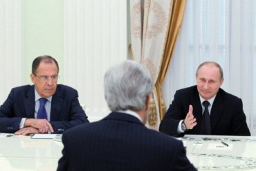 Путин и Керри три часа обсуждали условия отмены санкций против России