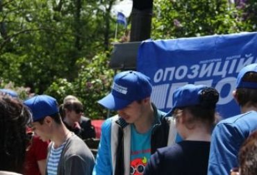 «Оппоблок» вышел на третье место в рейтинге украинских партий