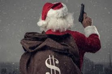 Грабитель банка, разбрасывая деньги по улице, желал Веселого Рождества