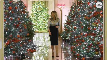 Меланья Трамп последний раз украсила Белый дом к Рождеству