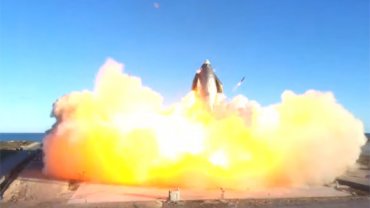 В Техасе во время испытаний взорвался прототип ракеты Starship от SpaceX