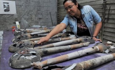 Археологи обнаружили в Мексике алтарь ацтеков с человеческим прахом