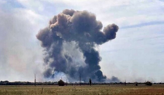 У Джанкої пролунали вибухи на військовому аеродромі