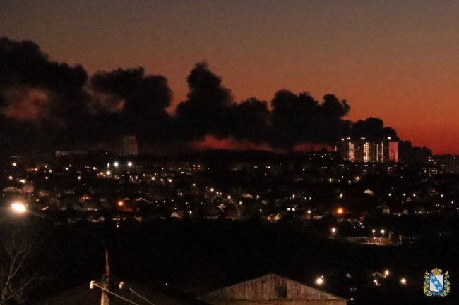 В Курске прогремел взрыв на аэродроме: вспыхнул пожар