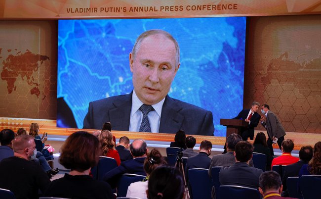 Названо причину скасування традиційної прес-конференції Путіна
