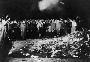 Проводимая властями нацистской Германии кампания по демонстративному сожжению книг, не соответствующих идеологии национал-социализма.