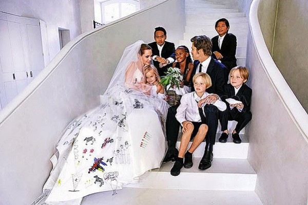 Свадьба Анджелины Джоли и Брэда Питта — торжество в кругу семьи