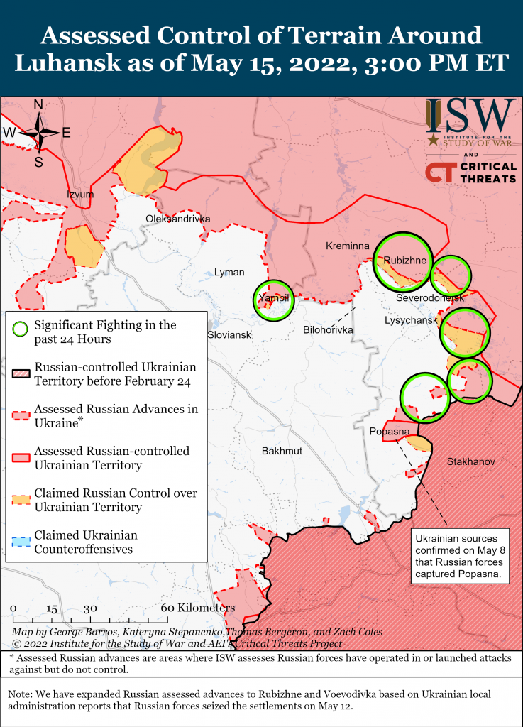 Военная ситуация на Донбассе на 15 мая