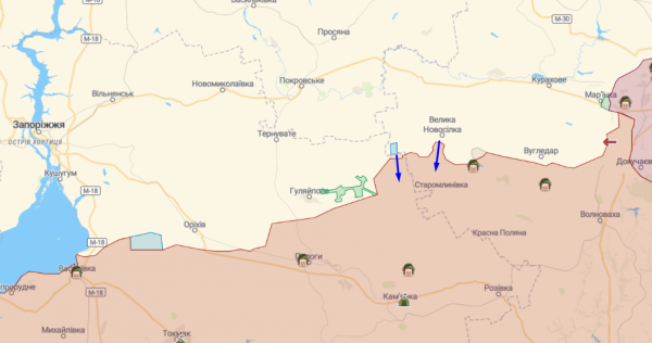 ВСУ оттесняют оккупантов  в районе Новодаровки и Нескучного