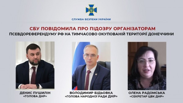 Організатори "референдуму" у Донецькій області