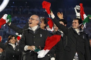 Самые красивые костюмы сборных на открытии Олимпиады-2010. Фото