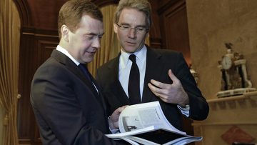 Президент РФ Д.Медведев дал интервью французскому журналу 