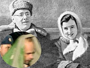 Внука великого диктора забрали прямо в том одеяле, под которым он прятался после убийства матери (на фото вверху - Наталья Левитан рядом с отцом).