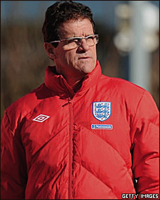 Тренер сборной Англии по футболу Фабио Капелло