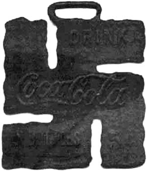 Довоенная реклама кока-колы.