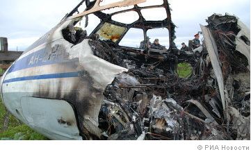 В Тюмени разбился самолет