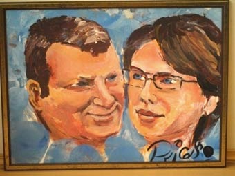 Портрет Айнара Шлесерса и Нила Ушакова. Фото DELFI