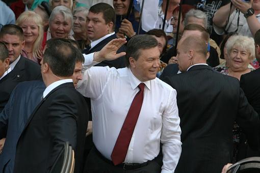 Президент Украины Виктор Янукович. Фото phylloscopus.livejournal.com.