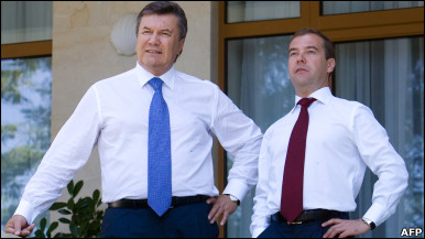 Янукович и Медведев в Сочи