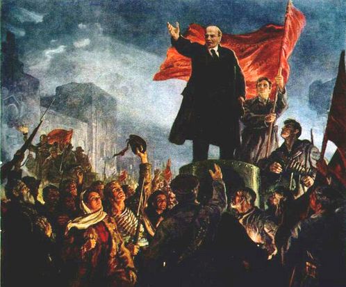 Революция в России превратилась из восстания, от которого содрогнулся мир...